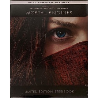 Mortal Engines สมรภูมิล่าเมือง จักรกลมรณะ (4K Ultra HD + Blu-ray + DVD + Steelbook)