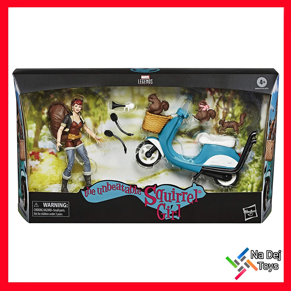 Marvel Legends Squirrel Girl + Motorcycle 6 figure มาร์เวล เลเจนด์ สแควรัล เกิร์ล + มอเตอร์ไซค์ ขนาด