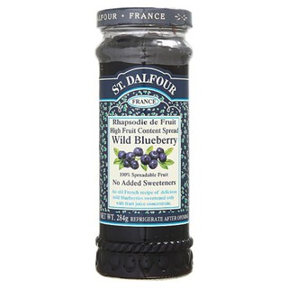 เซนต์ดาลฟูร์แยมบลูเบอร์รี่ 284กรัม St Dalfur Blueberry Jam 284 grams