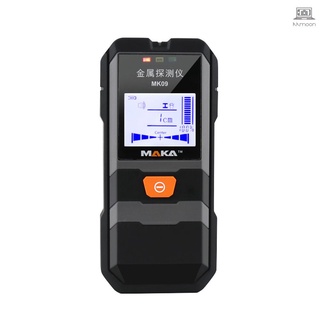 Maka Mk09 เครื่องตรวจจับโลหะความแม่นยําสูงแบบพกพาหน้าจอ Lcd Backlight Finder