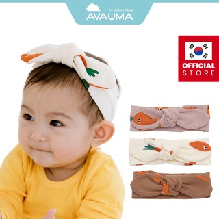 [5+1 Event] AVAUMA ที่คาดผม ประดับโบว์ แครอท 3 สี สําหรับเด็กทารกแรกเกิด เด็กวัยหัดเดิน