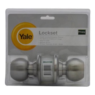 ลูกบิดห้องน้ำ YALE KN-VCA5122US32D หัวกลม สีสเตนเลส