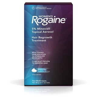 น้ำยาปูลกผมผู้หญิง Rogaine Foam 5% ไมน็อคซิดิล   (2 ขวด สำหรับ 4 เดือน) ของแท้ USA