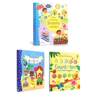 หนังสือบอร์ดบุ๊คสำหรับเด็ก Usborne Lift-the-Flap สำหรับเด็กเล็ก 2-5 ขวบ