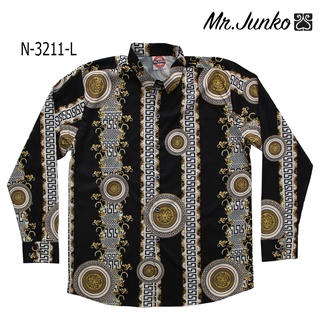 ⚡ ส่งฟรี⚡เชิ้ตแขนยาว Mr-Junko งานต่อลาย ราคาคุ้มค่าที่สุด N-3211-L