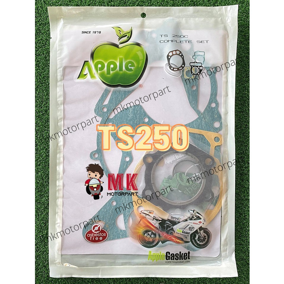 ปะเก็นยกเครื่อง Suzuki TS250 ครบชุดปะเก็น Apple TS250C