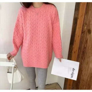 🌸เสื้อหนาวไหมพรม สีสดใส 189 บาท free size🌸