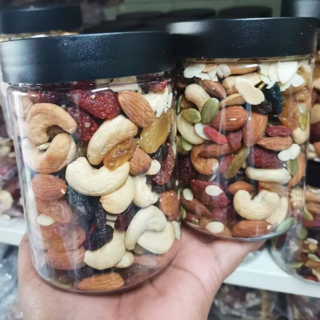 กระปุกพลาสติก เนื้อ PET พร้อมฝาดำด้าน ขนาด 500  มล. ฝาเกลียว (แพ็ค 10 ใบ) - รูปที่ 3