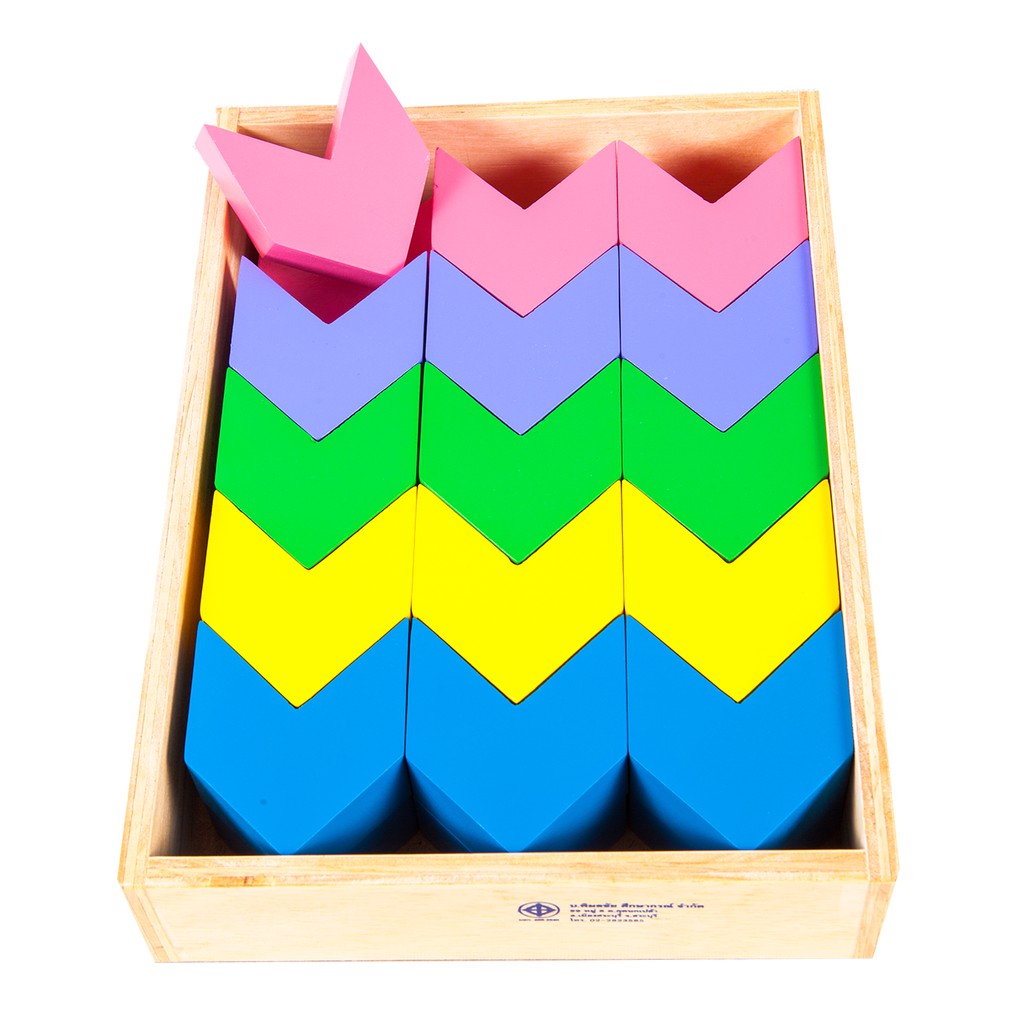 720 บล็อกสร้างสรรค์สามเหลี่ยม , ของเล่นไม้, ของเล่นเสริมพัฒนาการ, ของเล่นเด็กอนุบาล, สื่อการสอนเด็กอนุบาล