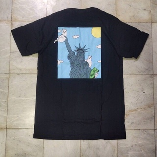 แฟชั่นคลาสสิกUU street เสื้อยืด RIPNDIP เสื้อสตรีท RipNDip เสื้อยุโรป เสื้อ oversize ผ้าฝ้ายแท้