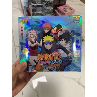 ของเล่นการ์ด Naruto Bronzing Flash Card Sasuke Kakashi CR ของสะสม 2022