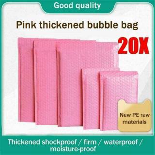 20X Pink Bubble Bag Wedding Gift Packaging Postage Wrapper Protect Waterproof