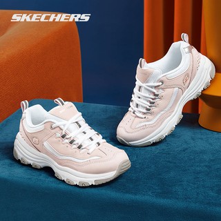 ❁✆Skechers Skechers ฤดูใบไม้ผลิ 2021 ใหม่ รองเท้าผู้หญิง รองเท้าส้นหนา ย้อนยุค รองเท้าผ้าใบ รองเท้าเก่า รองเท้าวิ่ง