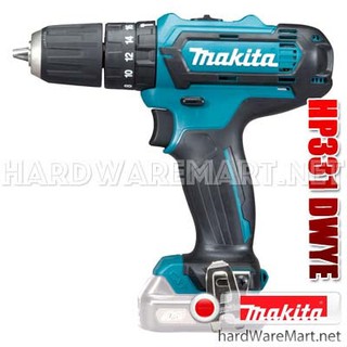 MAKITA สว่านกระแทกไร้สาย 12v 13mm. HP331dwye cordless hammer