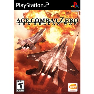 Ace Combat Zero The Belkan War PS2 แผ่นเกมส์ps2 แนวFlight Simulator แผ่นเกมเพล2 แผ่นps2