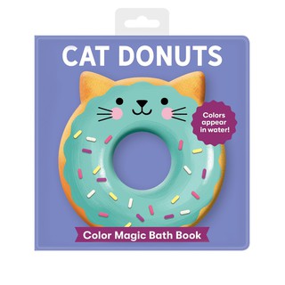 หนังสือลอยน้ำ และ ระบายสีด้วยน้ำเปล่าได้🛁 ลาย  Cat Donut