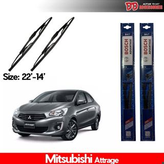 ใบปัดน้ำฝน BOSCH Mitsubishi Attrage / Mirage ของแท้ 100% !!!