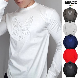 เสื้อยืดแขนยาว IBEROZ ผ้า cotton100%