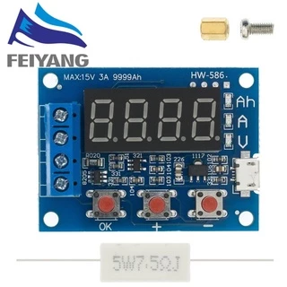 Zb2l3 เครื่องทดสอบแบตเตอรี่ลิเธียม จอแสดงผลดิจิทัล LED 18650 ทดสอบความต้านทาน ความจุกรดตะกั่ว
