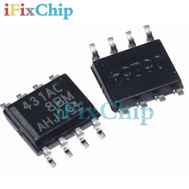 10pcs TL431AC TL431ACDR SOP TL431ACDT SOP8 TL431 431AC SOP-8 ยี่ห้อใหม่