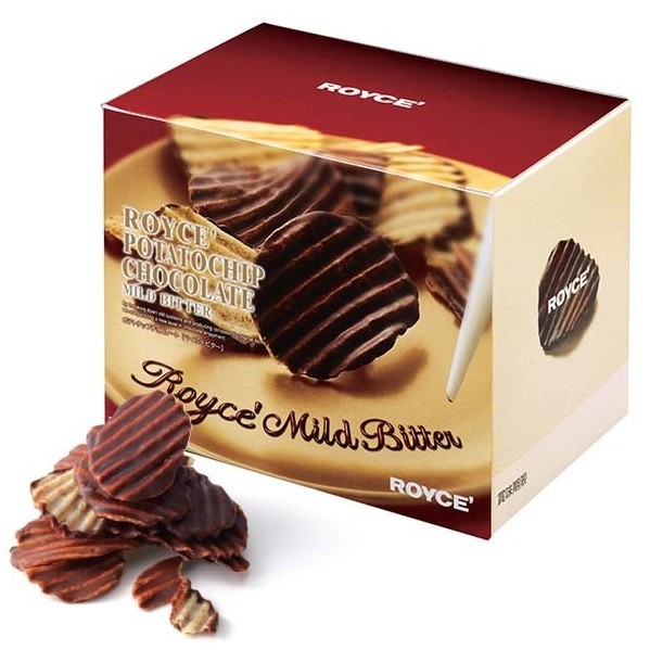 Royce' POTATOCHIP CHOCOLATE MILD BITTER มันฝรั่งทอดกรอบเคลือบช็อกโกแลต