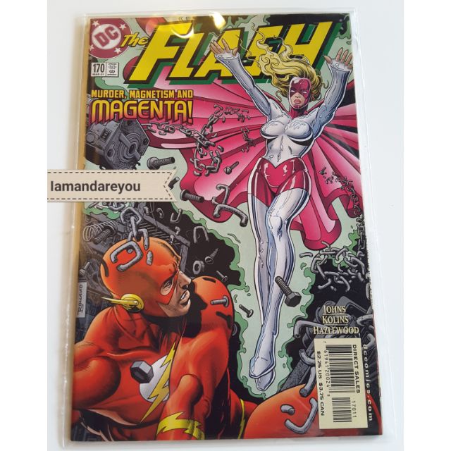 หนังสือ การ์ตูน comic The Flash Megnitism and Magenta!