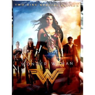 DVD 2 DISC.: WONDER WOMAN (2017) วันเดอร์ วูแมน 2017 ปกสวม " Gal Gadot, Chris Pine "