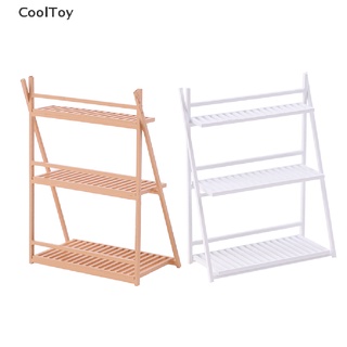 Cooltoy ชั้นวางดอกไม้จิ๋ว 1:20 อุปกรณ์เสริม สําหรับตกแต่งบ้านตุ๊กตา DIY