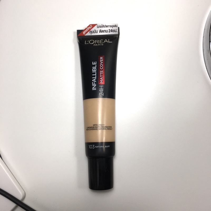 รองพื้น L'oreal Paris Infallible Matte Cover เบอร์ 103-Nataral Buff