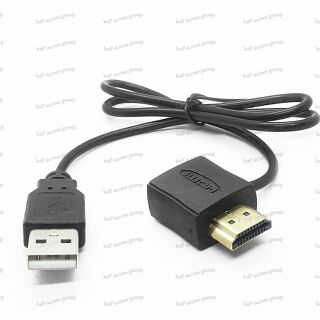 HDMI Male / Female Jack with USB 2.0 Male Charger