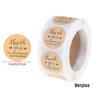 สติกเกอร์กระดาษ แฮนด์เมด (Veryjoa12) สําหรับตกแต่ง 500 ชิ้น