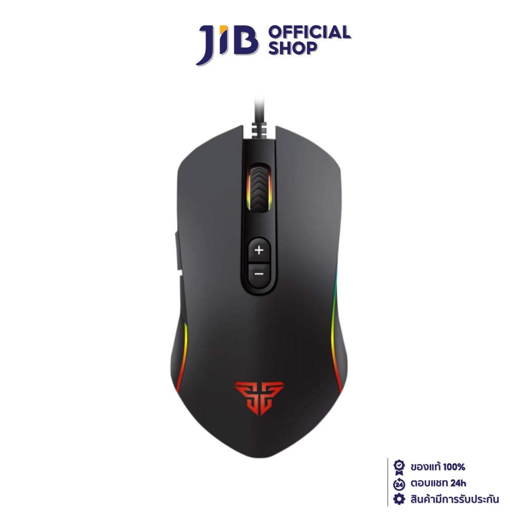 MOUSE (เมาส์) FANTECH THOR X9 MACRO RGB GAMING MOUSE (BLACK)