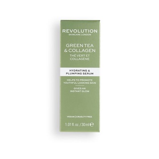 Revolution Skincare - GREEN TEA &amp; COLLAGEN HYDRATING &amp; PLUMPING SERUM 30 ml.