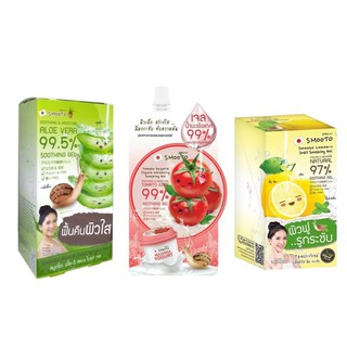 เจลสมูทโตะ อโล-อี สเนล ไบรท์ เจล Smooto Aloe-E Snail Bright Gel (จำนวน 1 ซอง)