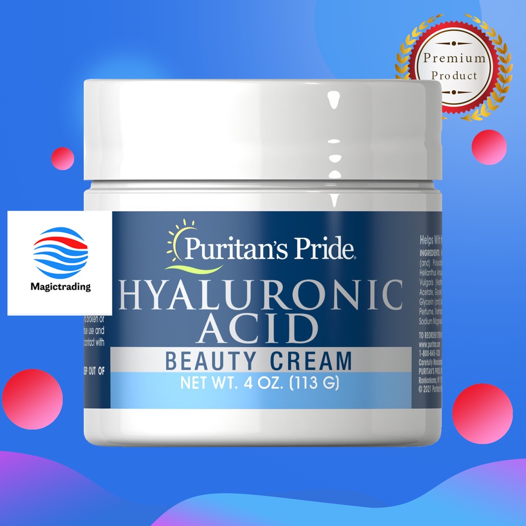 Puritans Pride Hyaluronic Acid Beauty Cream 4 Oz Shopee Thailand 8486