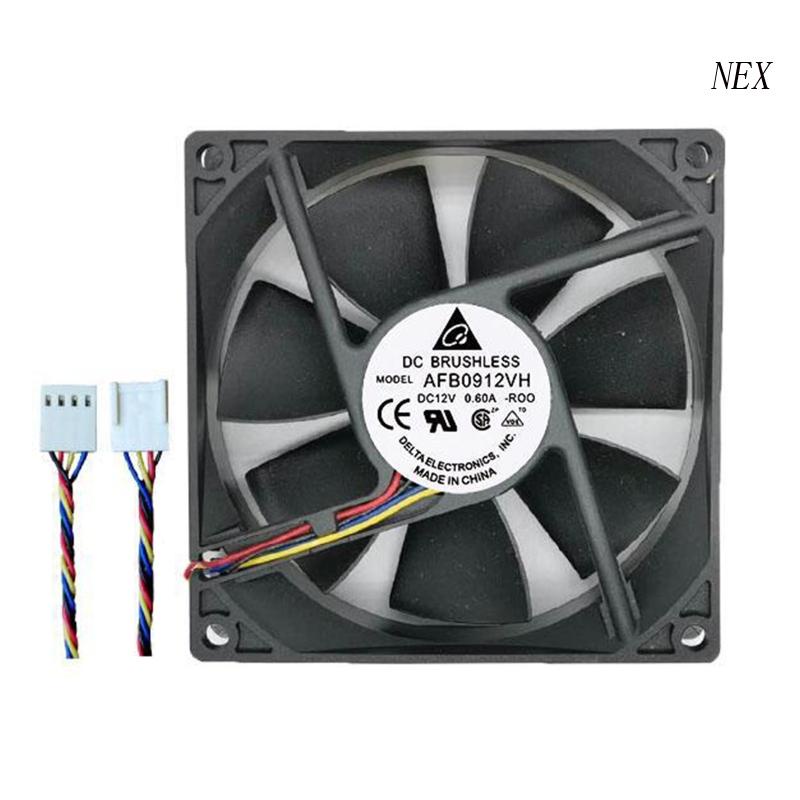 Nex พัดลมระบายความร้อน CPU AFB0912VH DC 12V 4Pin สําหรับขุดเหมือง 4000RPM