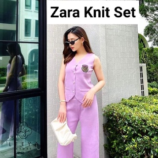 💗 Zara Knit Set เซ็ทผ้านิตเนื้อดี สไตล์เกาหลี งานป้าย zara