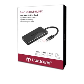 Transcend HUB Type-C USB 3.1 Gen 2  รับประกัน 2 ปี - มีใบกำกับภาษี-TS-HUB5C