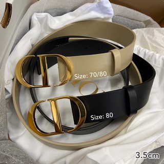 DIOR Belt 3.5cm ของแท้ 100% [ส่งฟรี]