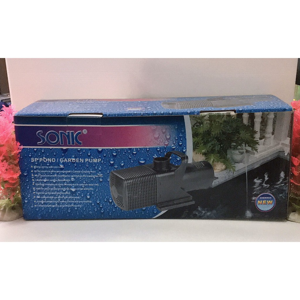 ปั๊มน้ำSonic SP-606 Sonic SP606 ปั้มน้ำ ปั้มน้ำพุ ปั้มน้ำตก ปั้มน้ำวน ปั๊มน้ำ ปั๊ม ปั๊มตู้ปลา ปั๊มบ่