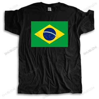 ถูกสุดๆเสื้อยืดผ้าฝ้าย พิมพ์ลาย Federative Republic of Brazil สไตล์สตรีท สําหรับผู้ชาย