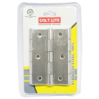 COLT บานพับสเเตนเลส COLT LITE #003 SS 3.1/2x2.1/4 หนา 1.5mm. 3ชิ้น/แพ็ค