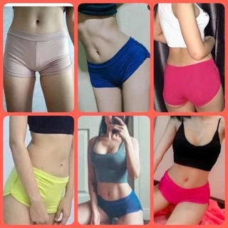 กางเกงขาสั้นสายฝอ ก้นเด้งขาเว้า ใส่ออกกำลังกาย ซับใน กันโป๊