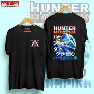 เสื้อยืด cotton T shirt For Men Tops Unisex Hunter x Hunter Design Men Women Character Shirts Kurapika Tees Clothing