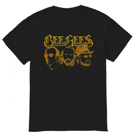 tshirtเสื้อยืดคอกลมฤดูร้อนเสื้อยืด พิมพ์ลาย Bee Gees Band Music Band ของขวัญสําหรับแฟนคลับSto4XL