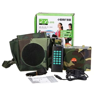 【เตรียมจัดส่ง】เสียงพกพาไร้สายรีโมทแอมป์สอนลำโพงวิทยุ FM USB รองรับบลูทูธ Bluetooth ลำโพงช่วยสอน ไมค์ช่วยสอน