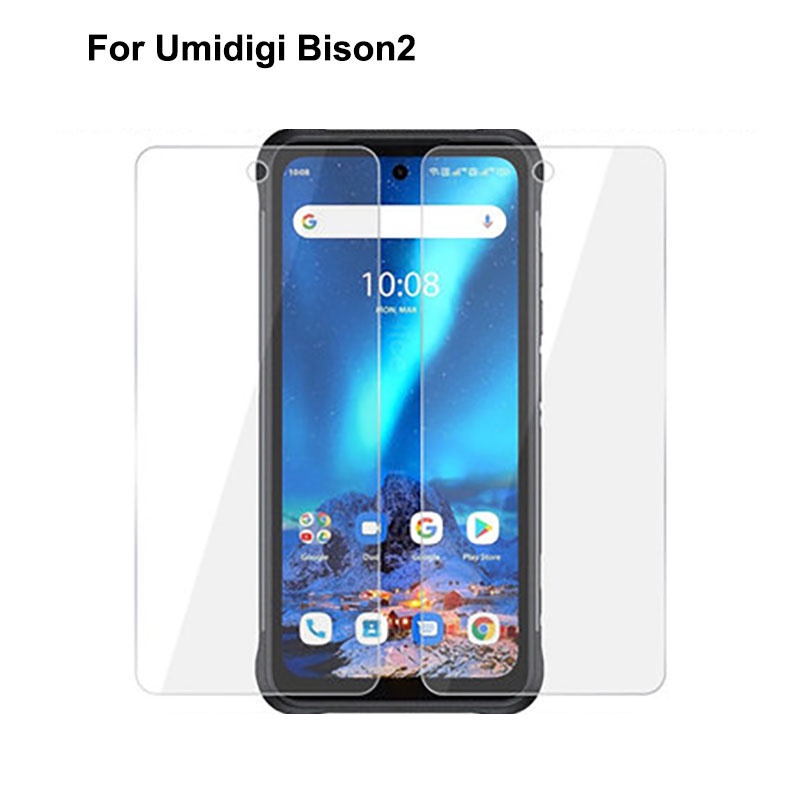 โทรศัพท์กระจกนิรภัยฟิล์มสําหรับ Umidigi Bison2 ฟิล์มป้องกันป้องกันหน้าจอกระจกสําหรับ Umidigi Bison 2