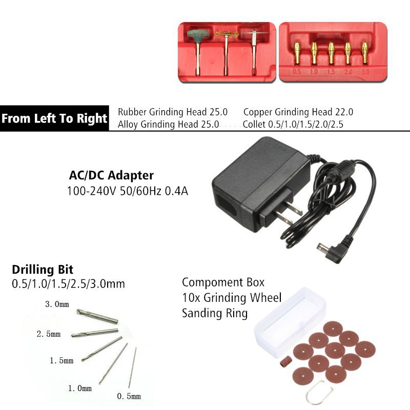 AMAZING Electric Dremel Rotary Power Tool Variable Speed Mini Drill ...