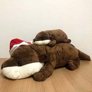 ตุ๊กตานาก Otter Crawling Otter ตุ๊กตาสัตว์เหมือนจริง ตุ๊กตาสัตว์น้ำ ตุ๊กตาตัวนาก นาก  Otter Stuffed Animal