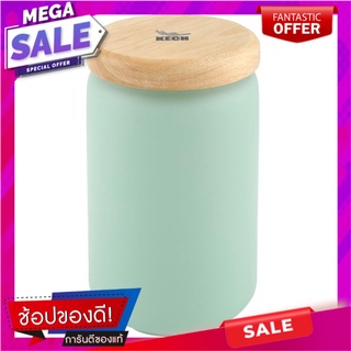 ขวดโหลแก้ว KECH CANDY 0.75ลิตร สีเขียว ขวดโหล GLASS CANISTER KECH CANDY 0.75L GREEN